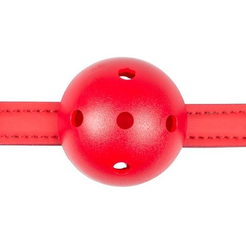 Ball Gag With Red PVC Ball Gags