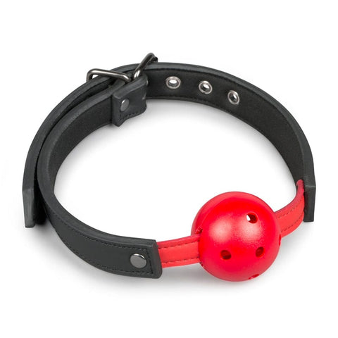 Ball Gag With Red PVC Ball Gags