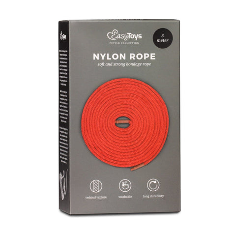 Bondage Rope 5 Meter Red Soft and Versatile Adult Sex Toy Rope