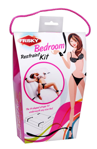 Adjustable Bedroom Restraint Kit Black for Couples Restraints