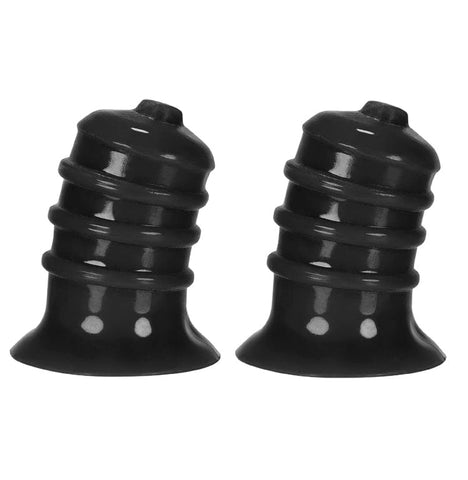 Elong Wide Base Nipsucker Black Adult Sex Toy Nipple Suckers