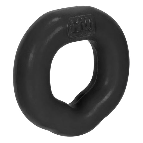FIT Ergo Long-Wear Cock-ring by Hunkyjunk - Tar - Ultra Stretch Cockrings