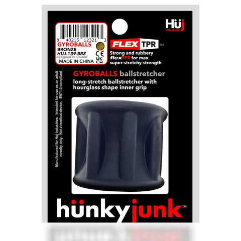 Gyroball Ball Stretcher Tar Ice from Hunkyjunk Cockrings