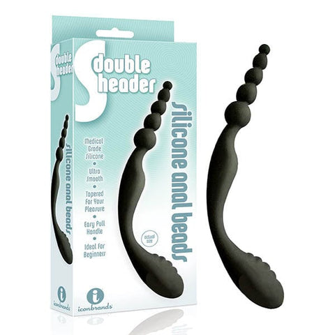 9's S Double Header Double Ended Anal Beads for Ultimate Pleasure and Satisfaction Beads