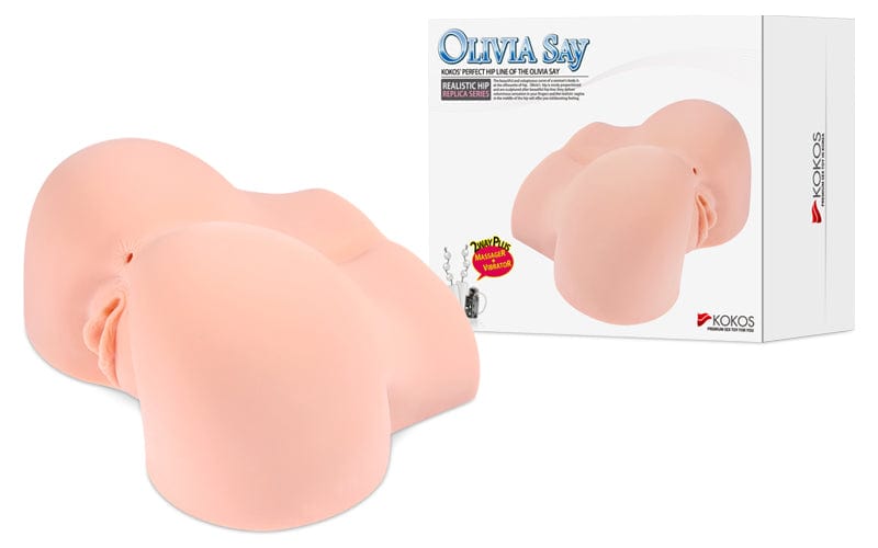 Real Hip Olivia Dual Channel Masturbator for Ultimate Pleasure Assturbators