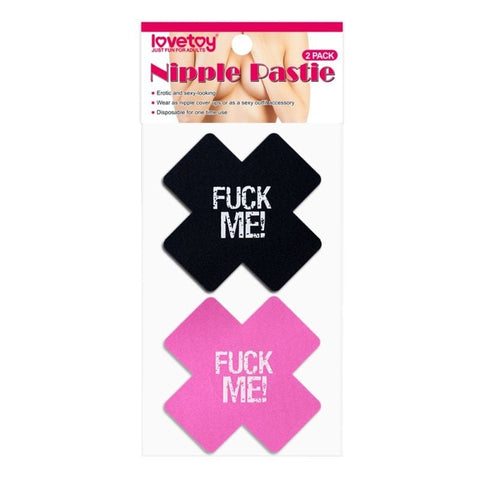 Cross Pattern Nipple Pasties Twin Pack Pasties