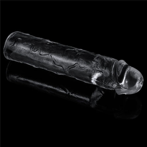 Clear Penis Extender Sleeve for Enhanced Length and Girth SLEEVES