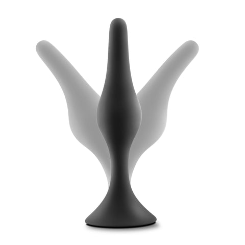 Luxe Beginner Plug Kit Black - Three Graduated Sizes > Anal Range > Butt Plug Kits