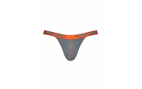 Male Power Casanova Uplift Micro Thong in Grey for Men Mens G-Strings