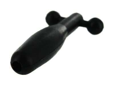 Silicone Cum Thru Barbell Penis Plug for Urethral Play Sounding Rods