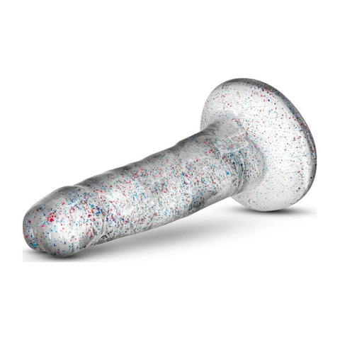 Naturally Yours Glitter Dong Clear 5.5 Inch Dildo DONGS