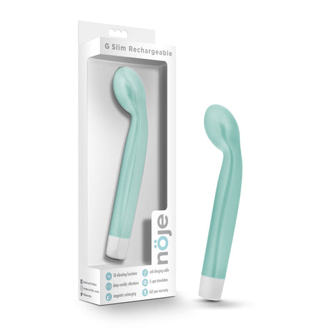 Noje G Slim Rechargeable Sage 8.25 Inch Vibrator DONGS Vibrating