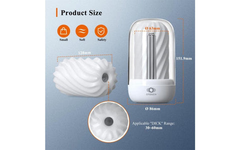Decor 2 Masturbator Sleeve with UV Sterilization and Heating Unit Strokers - Auto