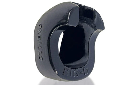 Big D Shaft Grip Cock Ring Black
