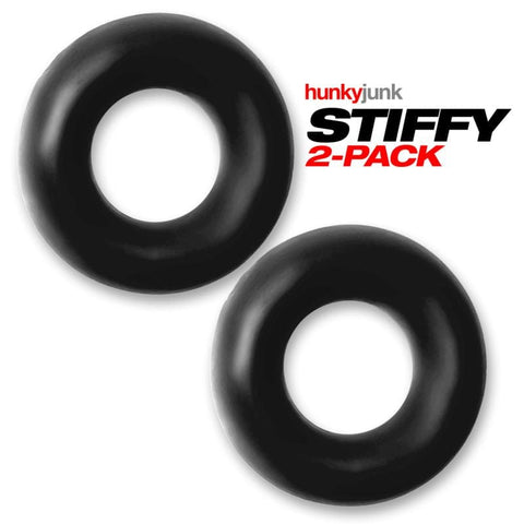 Stiffy 2 Piece Bulge Cockrings by HunkyJunk Tar Ice Cockrings