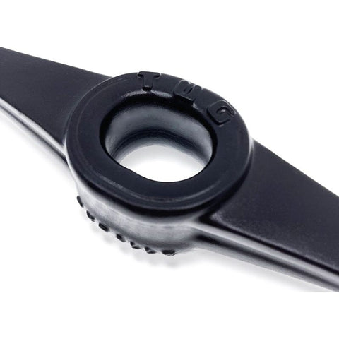 Tug Pull Down Ballstretcher Black Silicone Adult Sex Toy Ball Stretcher