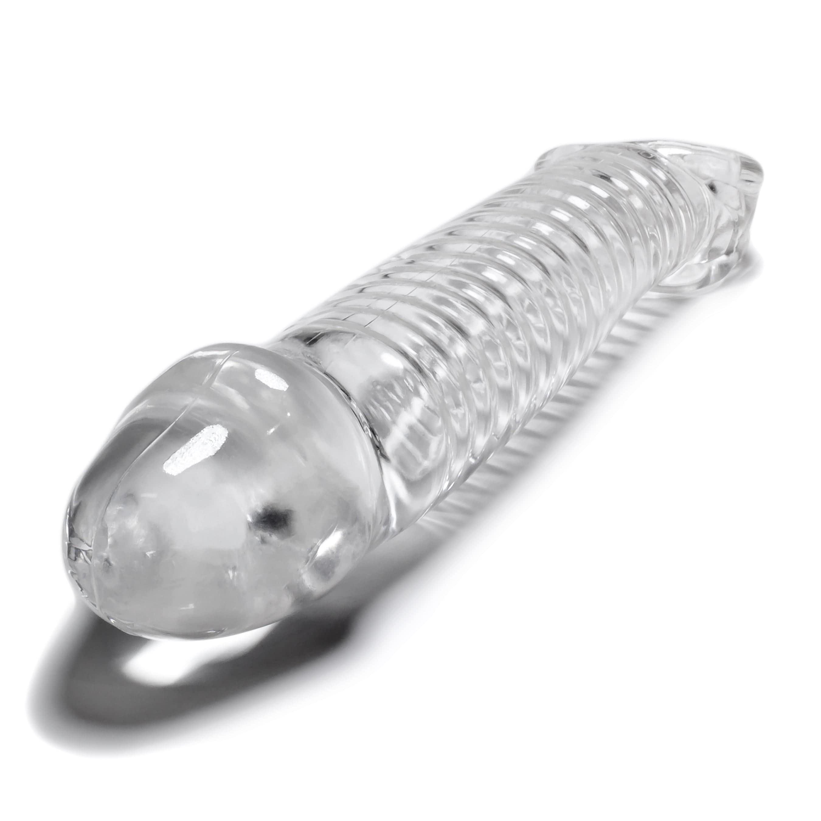 Muscle Cocksheath Clear 9.25 Inch Length for Enhanced Pleasure SLEEVES