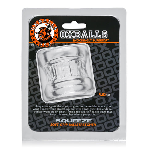 Squeeze Ball Stretcher Clear Adult Sex Toy Cockrings