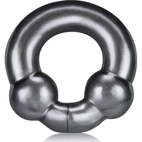 Ultraballs 2 Pack Cockring Steel and Red COCK RING Set