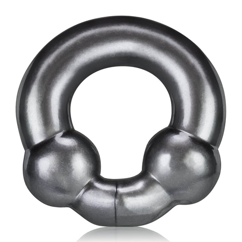 Ultraballs 2 Pack Cockring Steel and Red COCK RING Set