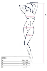 Bodystocking White Size Small for Alluring Elegance Bodystocking