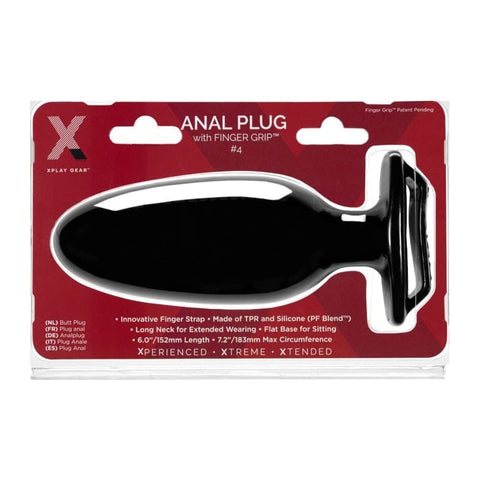 Xplay Finger Grip Plug 4L Adult Sex Toy for Enhanced Comfort and Control Butt Plugs