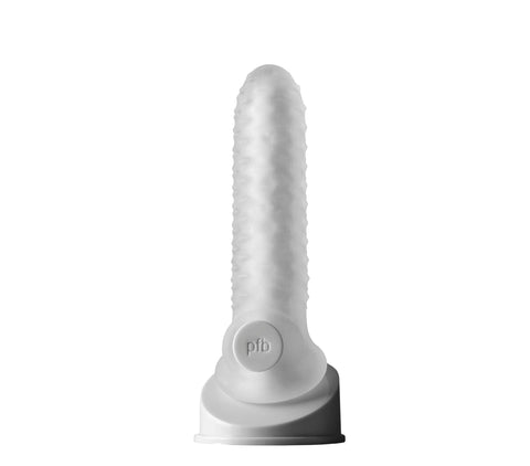 Fat Boy Checker Plate Sheath 6.5in - Add Girth and Stimulation SLEEVES