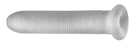 Fat Boy Micro Rib Sheath 7.5in - Add 0.7 Inches of Girth Clear SLEEVES