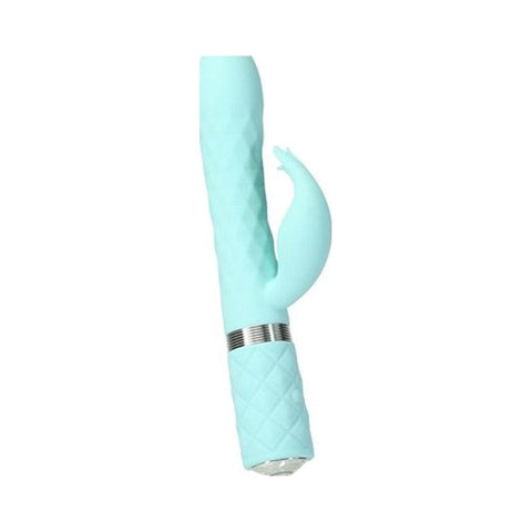 Pillow Talk Lively Teal Rabbit Vibrator VIBRATORS-RABBIT