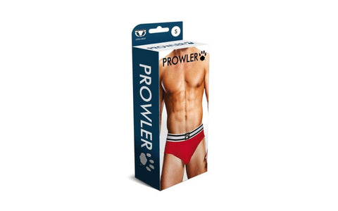 Prowler Open Back Brief White/Red for Bold Style and Comfort Open Back Underwear