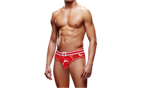 Prowler Reindeer Open Back Brief for Festive Fun Open Back Underwear