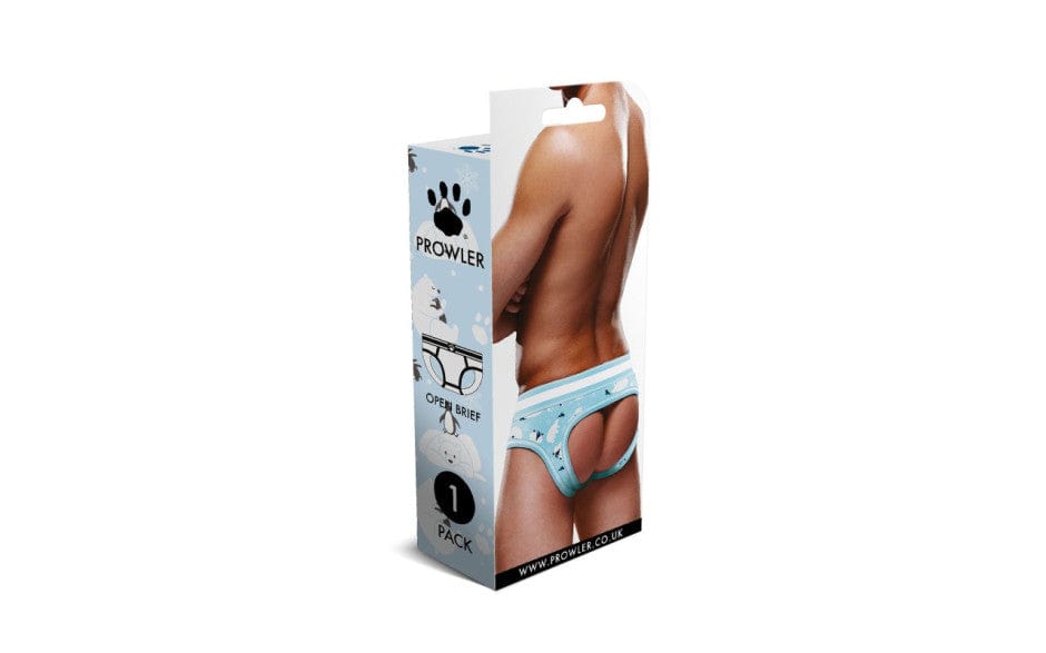 Prowler Winter Open Back Brief with Fun Polar Design > Clothes > Open Back Underwear