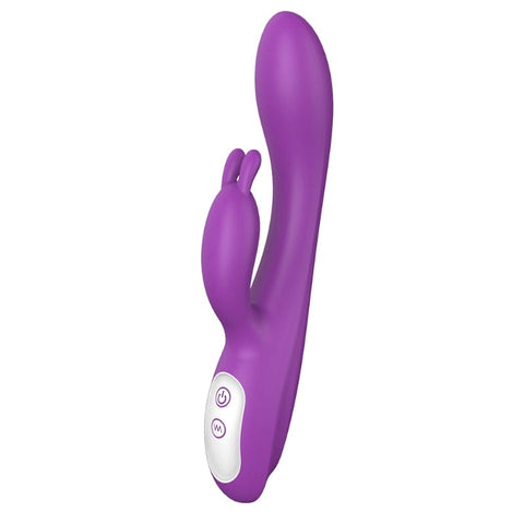 Naughty Heating Rabbit Vibrator Purple 8 Inches Long VIBRATORS-RABBIT-MULTI