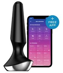 Satisfyer Plug-ilicious 2 Black Anal Vibrator Butt Plugs - Vibrating