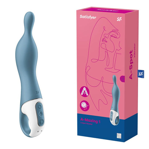 A-mazing 1 Vibrator Blue for Precise A-Spot Stimulation Blue Vibrators
