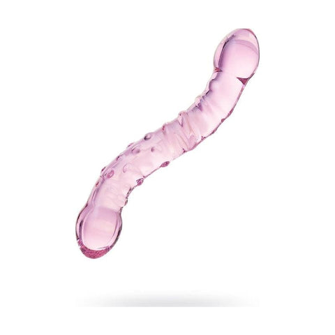 Sexus Glass Dildo Pink 19.5cm Elegant Adult Toy DONGS Glass