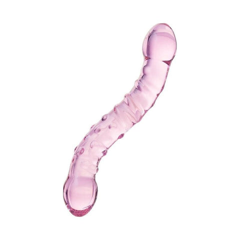 Sexus Glass Dildo Pink 19.5cm Elegant Adult Toy DONGS Glass