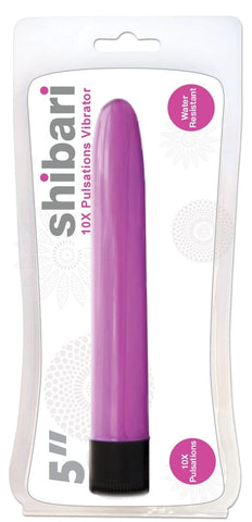 Shibari 10X Pulsations Vibrator 5in Pink for Intense Pleasure Vibrators