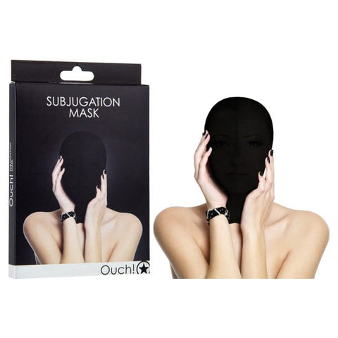 Ouch Subjugation Mask - Hood Mask for Enhanced Sensory Play > Bondage Gear > Bondage Hoods