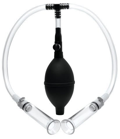 Nipple Pumping System with Dual Cylinders 2.75 Inches Nipple Suckers