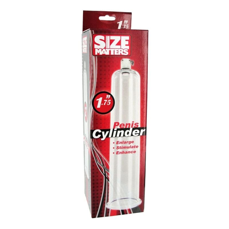 Penis Pumping Cylinder 1.75 Inch for Size and Performance Enhancement Clear PUMPS