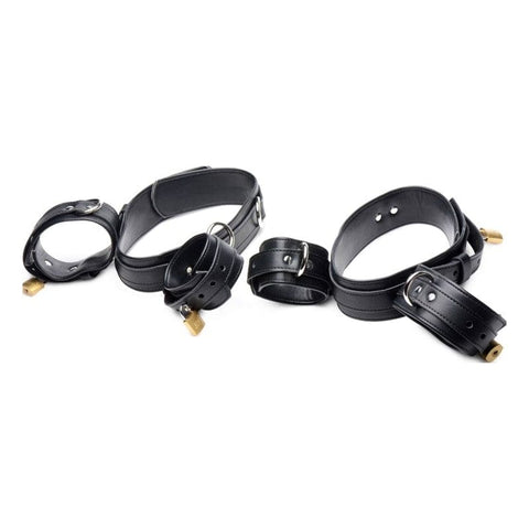 Frog Tie Restraint Set in Black for Enhanced Bondage Play BONDAGE-TOYS