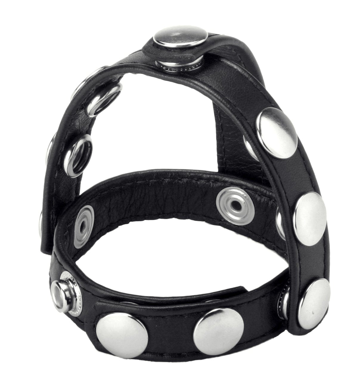 Snap-On Cock and Ball Harness Adjustable Male Pleasure Device > Cock Ring > Adjustable