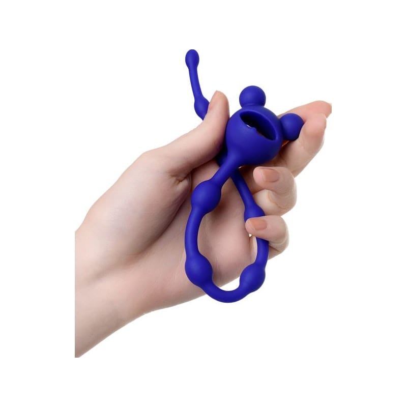 ToDo Froggy Anal Chain Navy Blue Beads